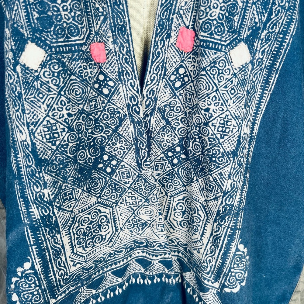 Magnolia Pearl Taj Appliqué Kimono NWT O/S - Picture 7 of 9